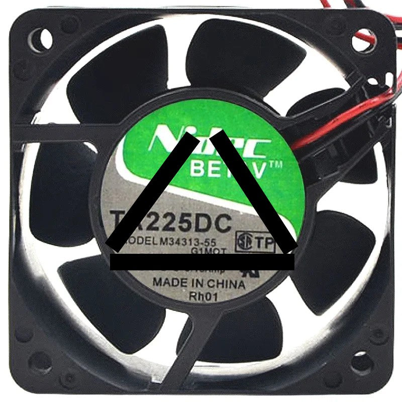 Nidec M34313-55 DC 24V 0.16Amp 2 Wires Axial Cooling Fan
