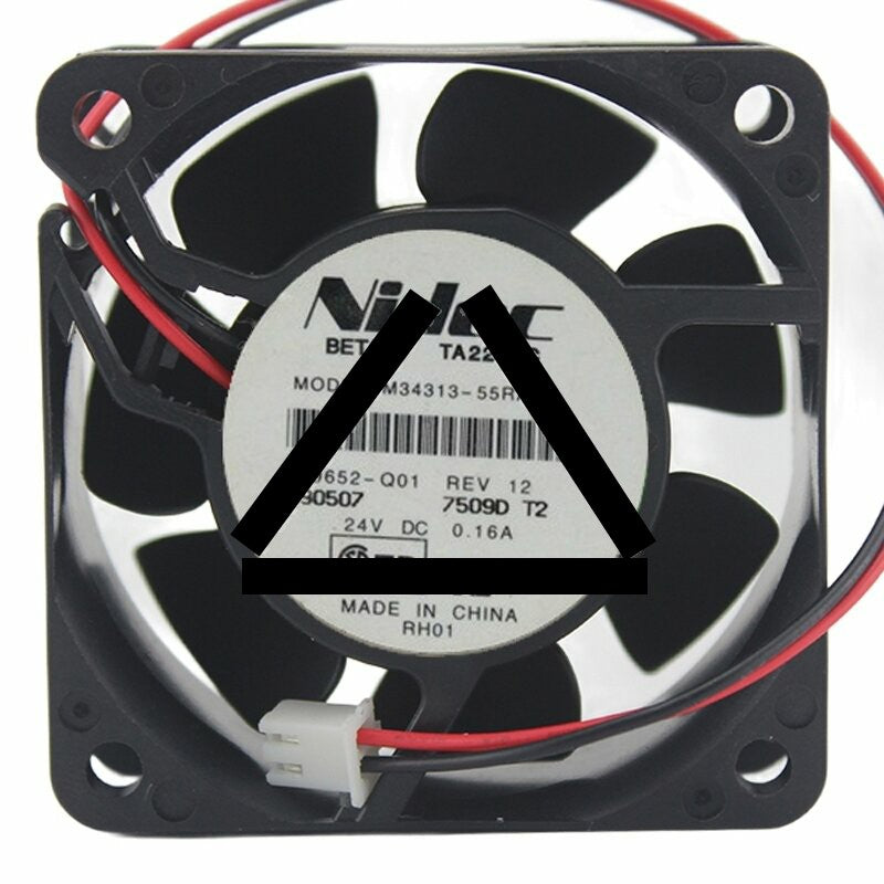 Nidec M34313-55RA1F DC 24V 0.16A 6025 Axial Cooling Fan