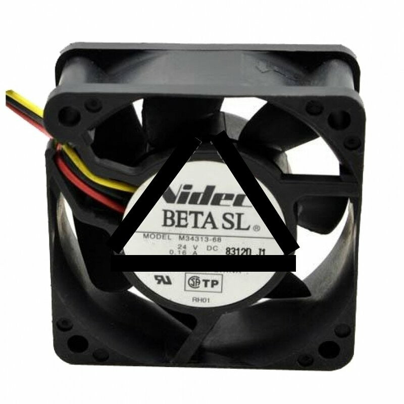 Nidec M34313-68 DC 24V 0.16A 3 Wires Axial Cooling Fan