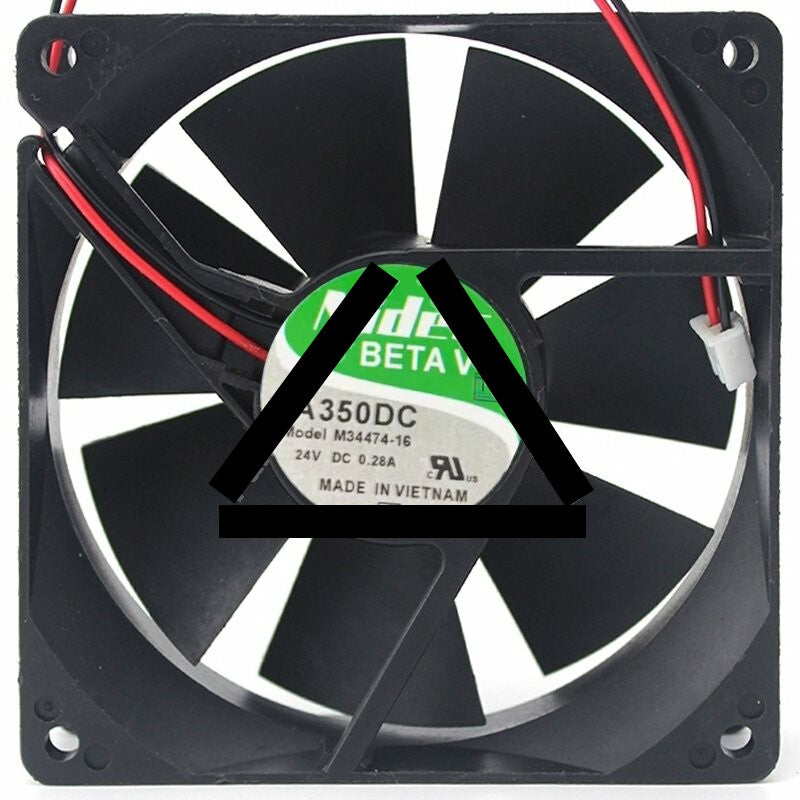 Nidec M34474-16 24V 0.28A 2 / 3 Wires Axial Cooling Fan