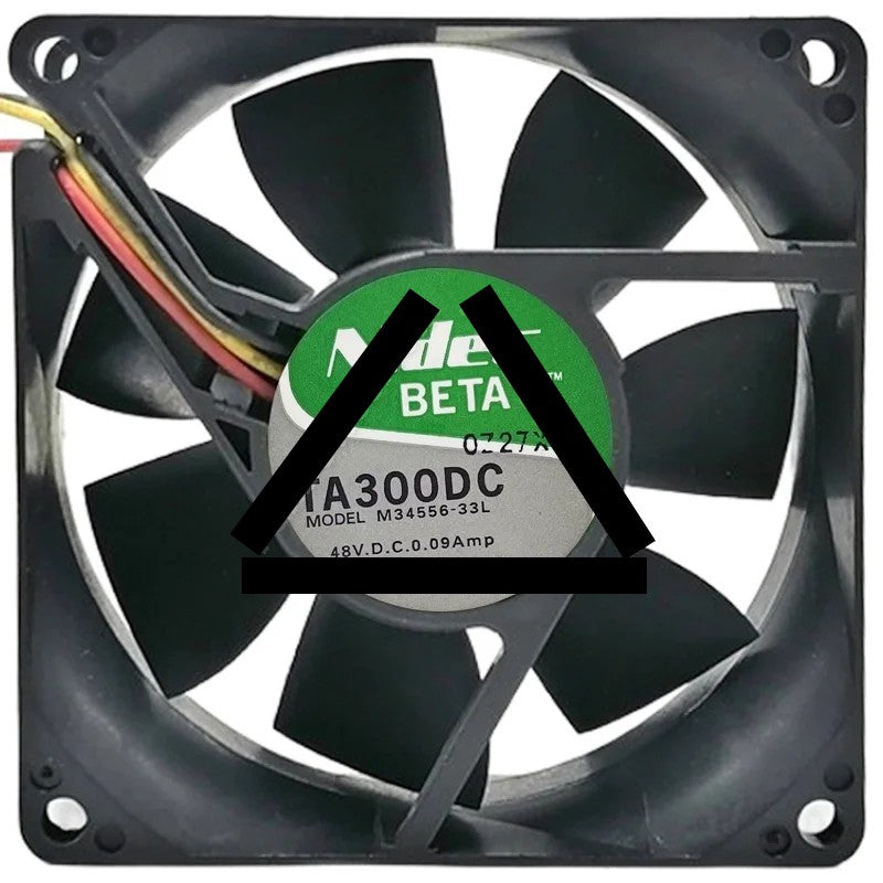 Nidec M34556-33L DC 48V 0.09Amp 3 Wires Axial Cooling Fan