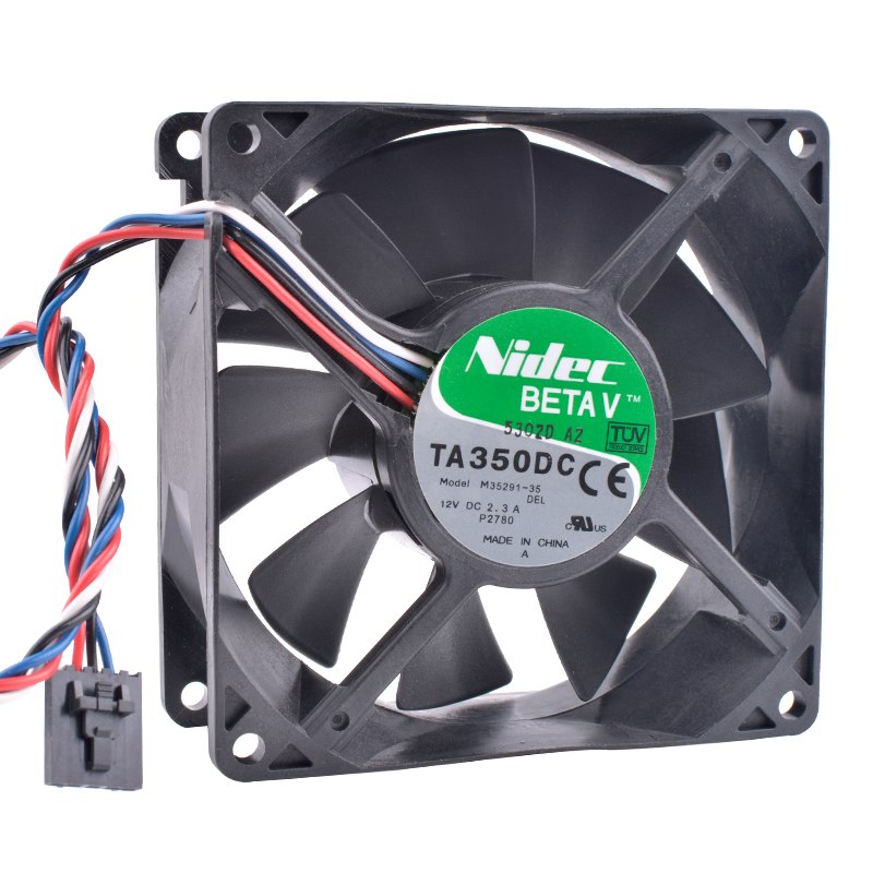 مروحة تبريد خادم بمحمل كروي مزدوج Nidec M35291-35 12V 2.3A
