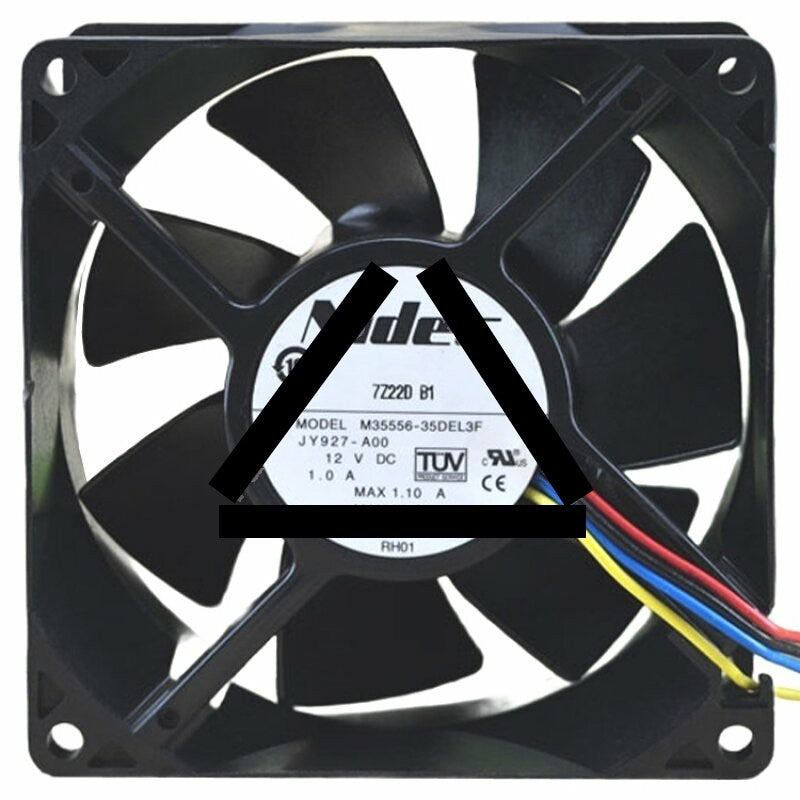 Nidec M35556-35DEL3F DC 12V 1.0A 4 Wires PWM Axial Cooling Fan