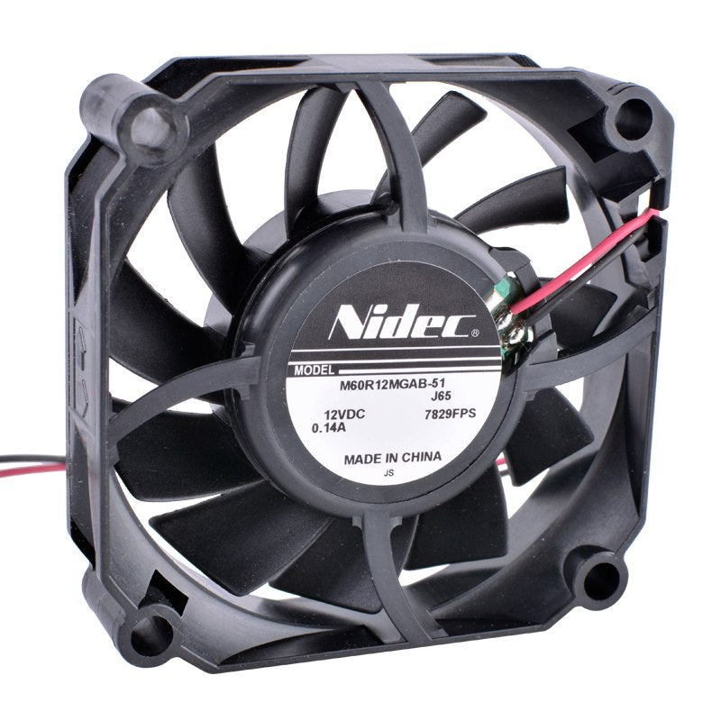 مروحة تبريد بمحمل هيدروليكي Nidec M60R12MGAB-51 12V 0.14A