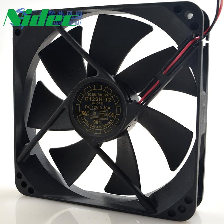 Nidec New D80SH-12 8025 12V 0.18A مروحة هيكل إمداد الطاقة غير المنقطع (UPS) 80*80*25 ملم