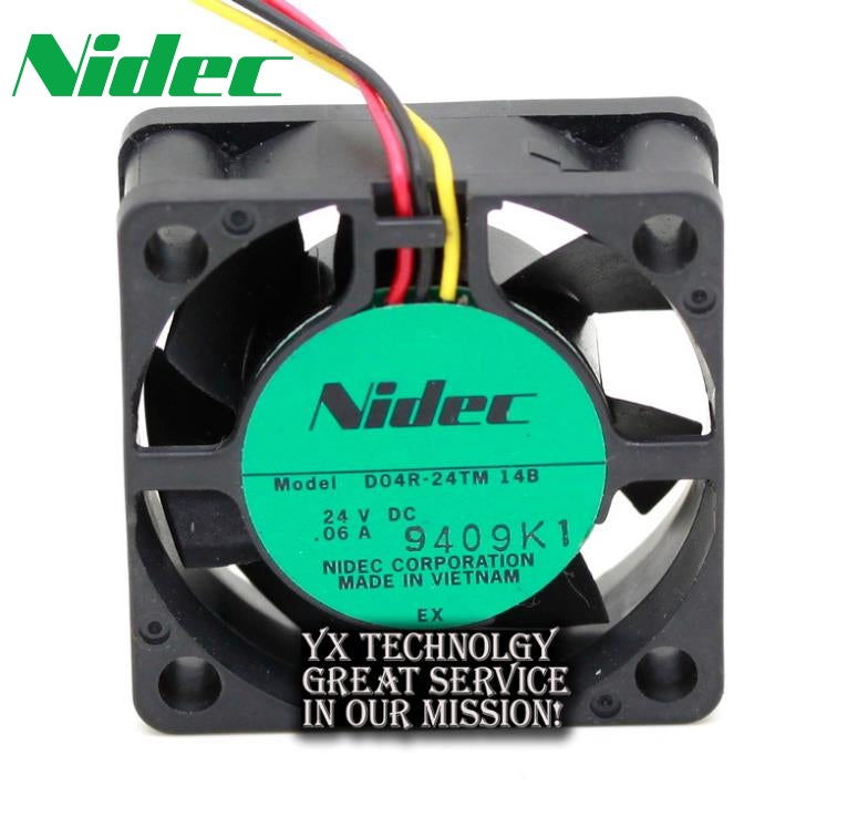 Nidec New original 4015 24V 0.06A D04R-24TM 14B inverter fan signal detection for nidec 40*40*15mm