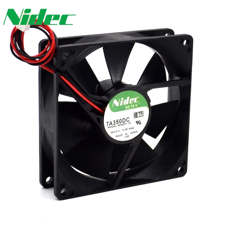 مروحة Nidec New TA350DC M34789-57 CQ4 9238 12v 1A 9CM منخفضة الضوضاء 92*92*38 مم