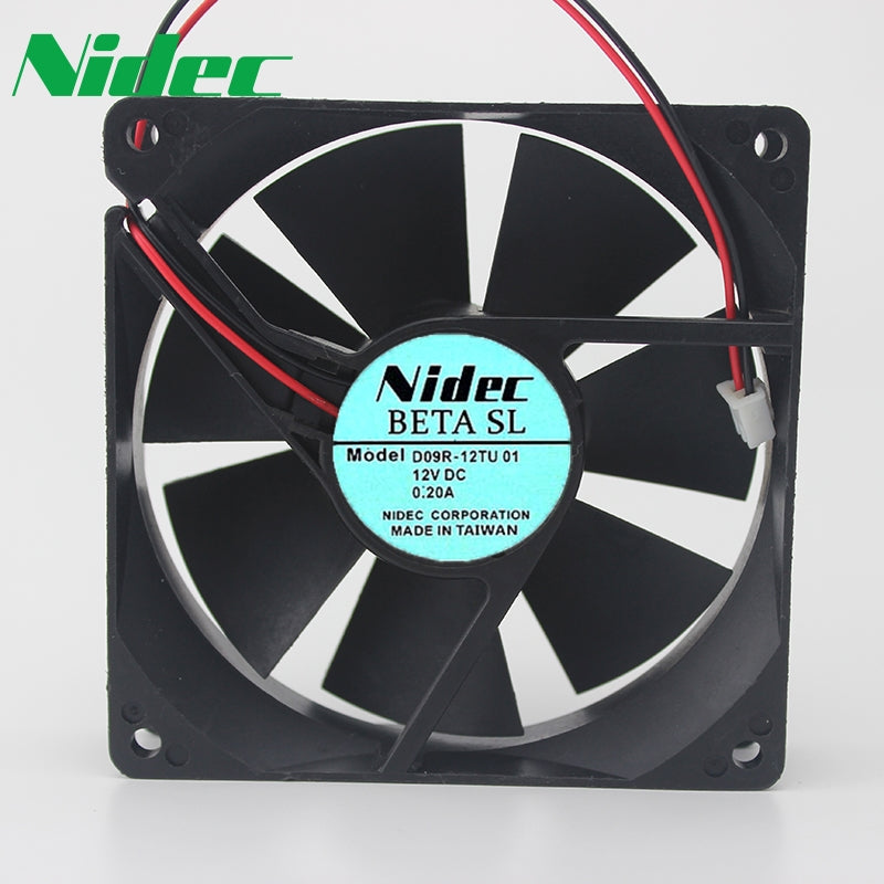 Nidec Original 9CM D09R-12TU 01 12V 0.A 9025 computer chassis cooling fan 90*90*25mm