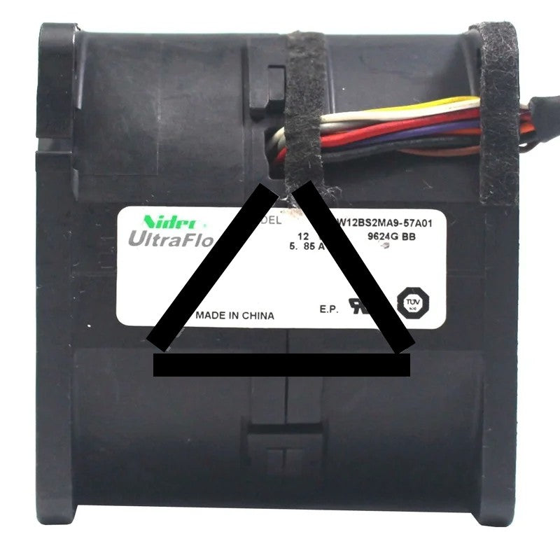 Nidec R60W12BS2MA9-57A01 12V 5.85A 8 Wires Cooling Fan