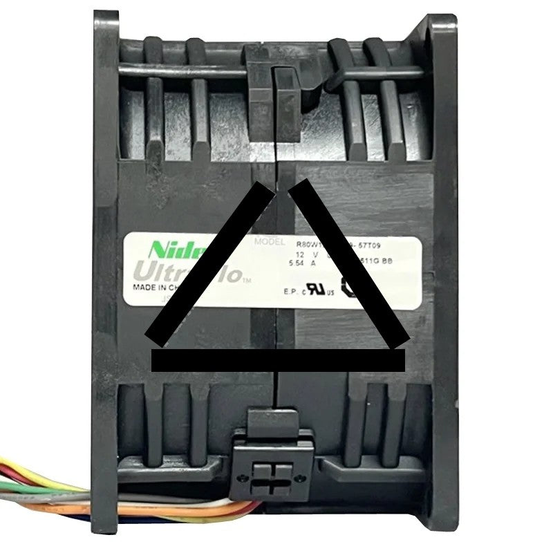 Nidec R80W12BS2M9-57T09 12V 5.54A Axial Cooling Fan