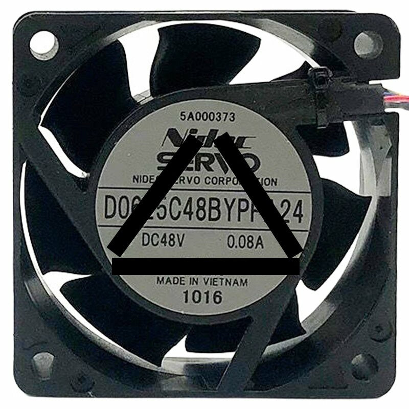 Nidec Servo D0625C48BYPPA24 DC 48V 0.08A 4 Wires Waterproof Axial Fan