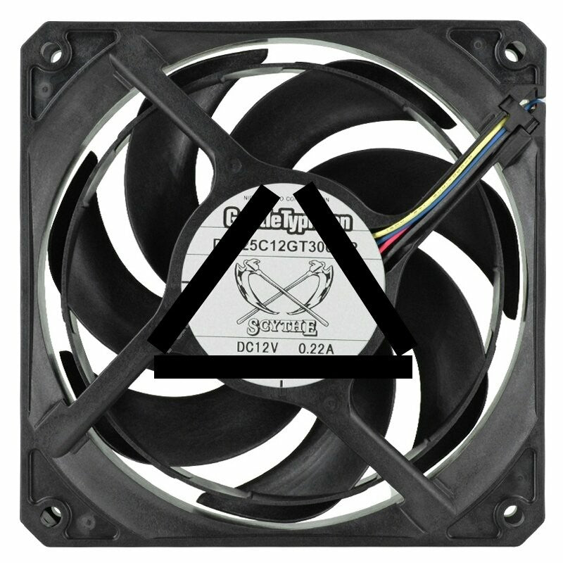 Nidec Servo D1225C12GT3000-P DC 12V 0.22A 4 Wires PWM Axial Cooling Fan