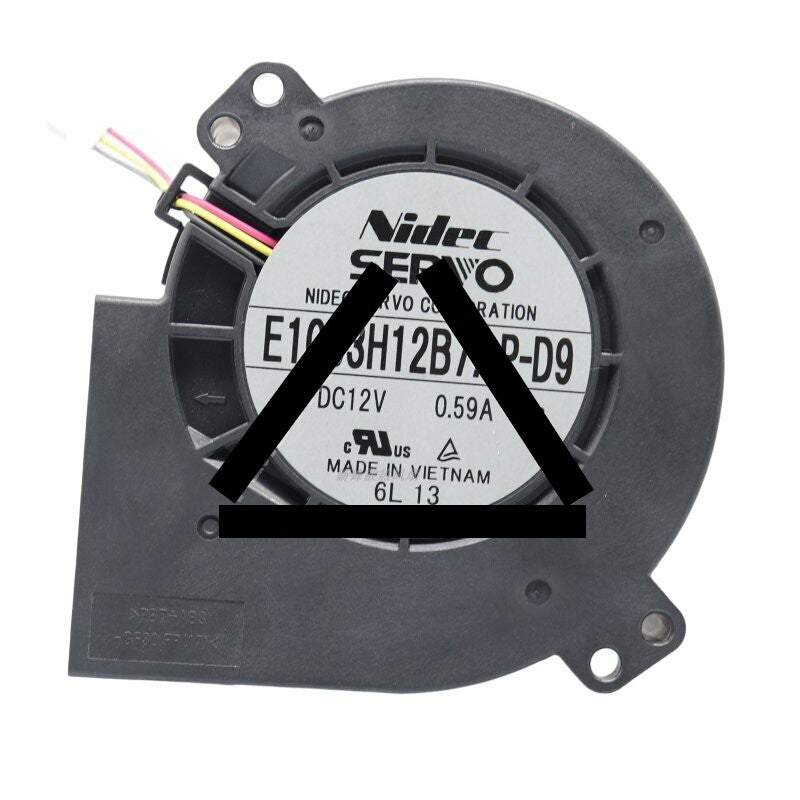 Nidec Servo E1033H12B7AP-D9 DC 12V 0.59A 9733 Blower Cooling Fan