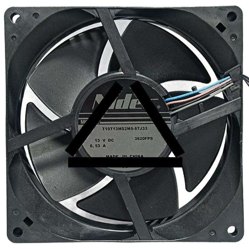 Nidec T10T13MS2M5-57J33 DC 13V 0.53A 4 Wires 10025 Axial Cooling Fan