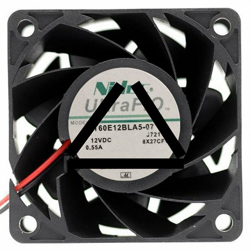 Nidec T60E12BLA5-07 DC 12V 0.55A 2 / 3 / 4 Wires Axial Cooling Fan