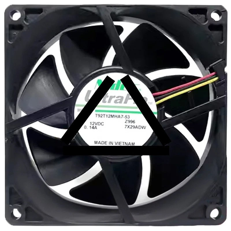Nidec T92T12MHA7-53Z996 12V 0.14A 3 Wires Cooling Fan