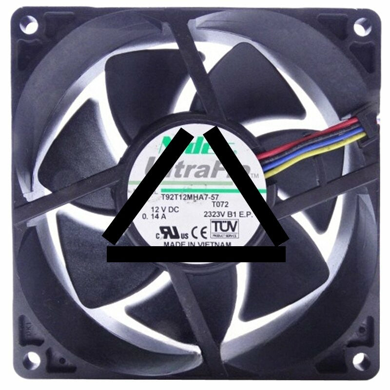 Nidec T92T12MHA7-57T072 12V 0.14A 4 Wires PWM Cooling Fan
