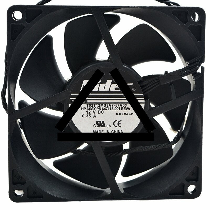 Nidec T92T12MS3A7-57A03 DC 12V 0.35A 9225 Axial Cooling Fan
