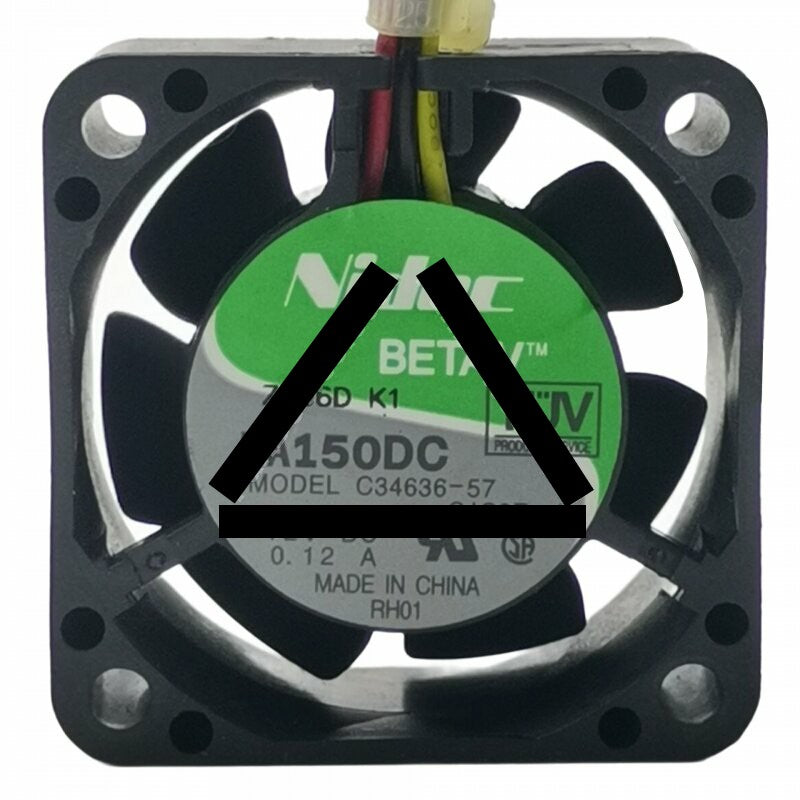 Nidec TA150DC C34636-57 DC 12V 0.12A 3 Wires Axial Cooling Fan