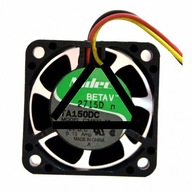 Nidec TA150DC C34637-58 DC 12V 0.13A 3 Wires Axial Cooling Fan