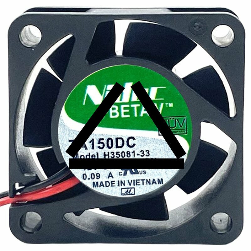 Nidec TA150DC H35081-33 12V 0.09A 2 / 3 Wires Axial Fan