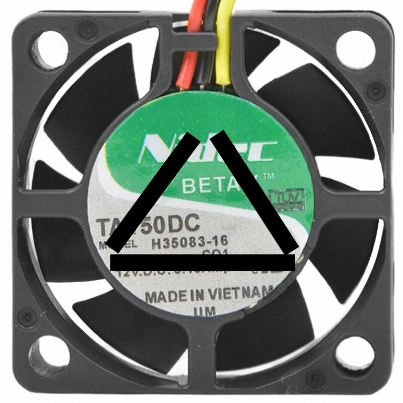 Nidec TA150DC H35083-16 DC 12V 0.15AMP 2 / 3 Wires Axial Cooling Fan