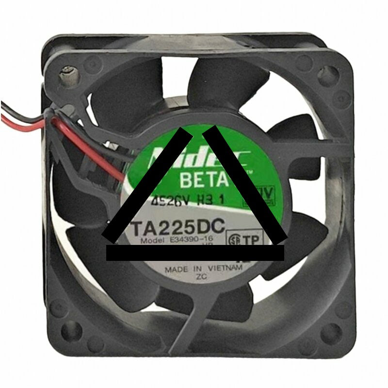 Nidec TA225DC E34390-16 DC 12V 0.22A 6025 Axial Cooling Fan