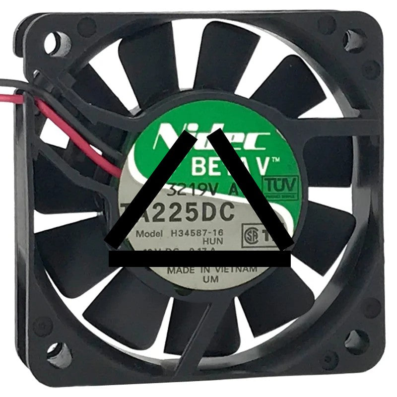 Nidec TA225DC H34587-16 DC 12V 0.17A Axial Cooling Fan