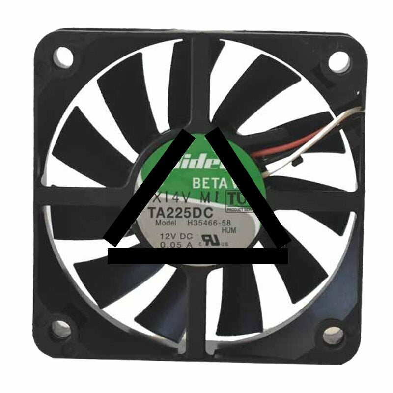Nidec TA225DC H35466-58 DC 12V 0.05A 6015 Axial Cooling Fan