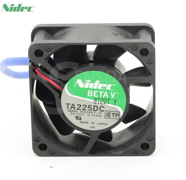 NIDEC TA225DC M33497-16 6025 60mm 6cm DC 24V 0.14A server inverter axial cooling fans