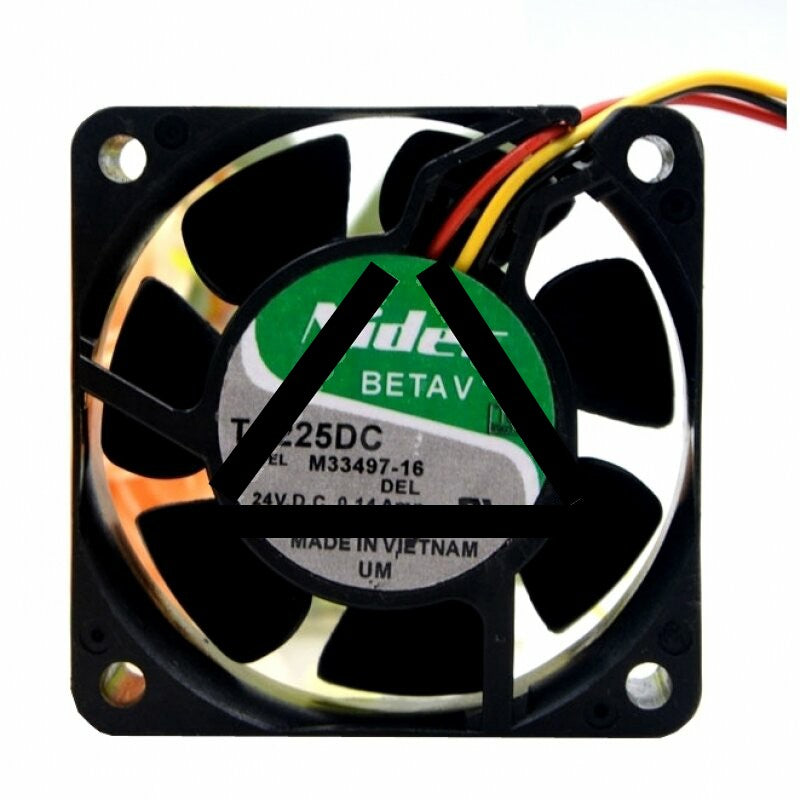 Nidec TA225DC M33497-16 DC 24V 0.14A 2 Wires / 3 Wires Axial Cooling Fan