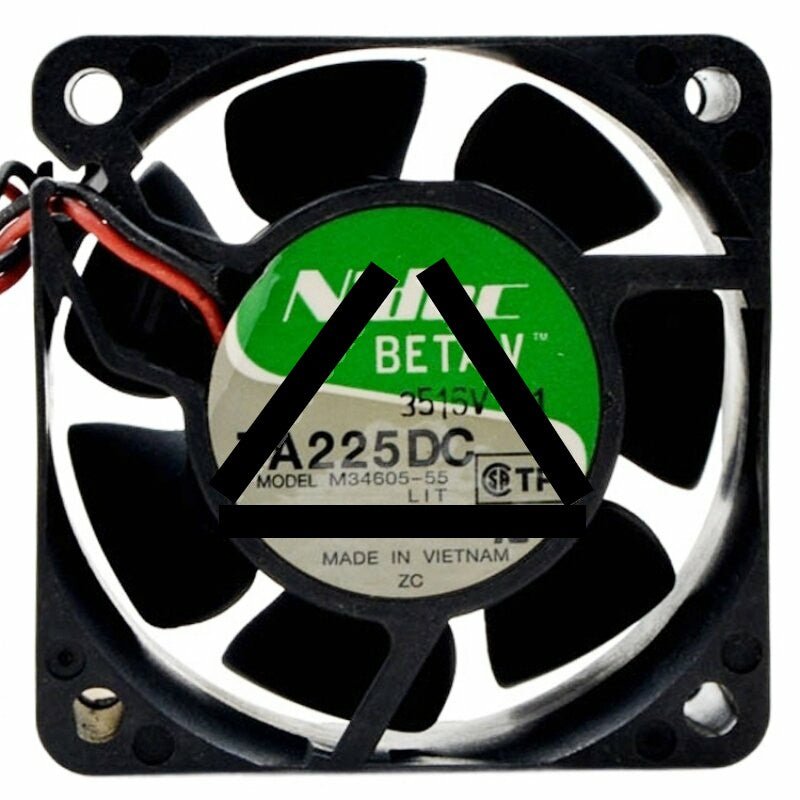 Nidec TA225DC M34605-55 DC 12V 0.58Amp 2 Wires Axial Cooling Fan