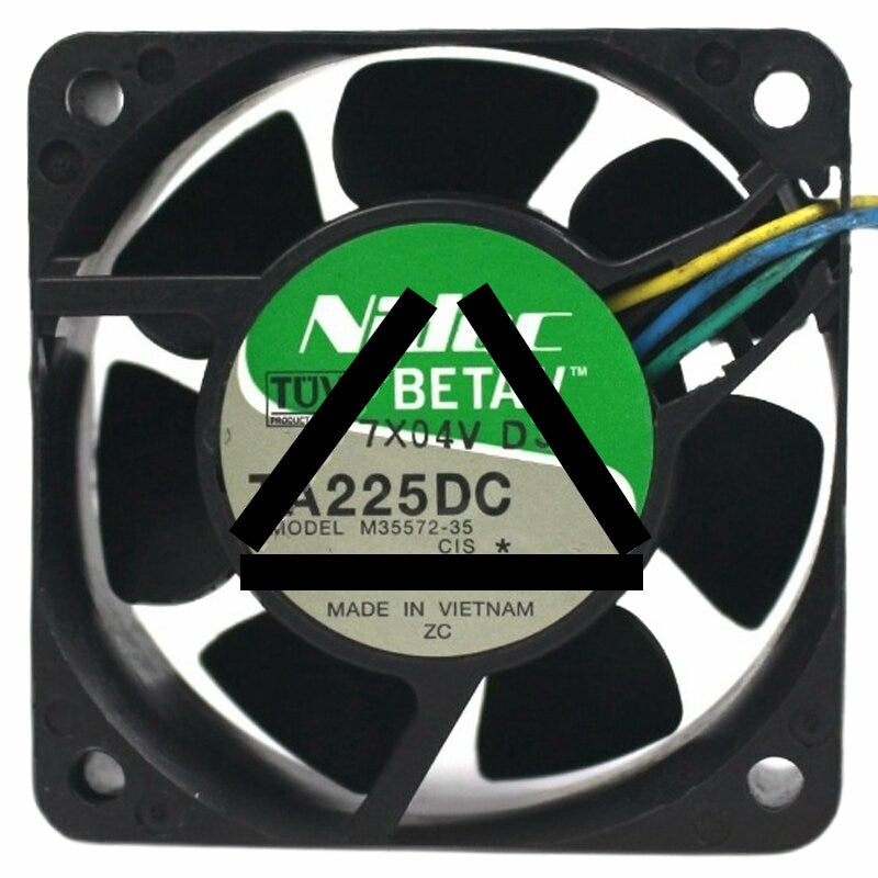 Nidec TA225DC M35572-35 DC 12V 0.17A 4 Wires Axial Cooling Fan