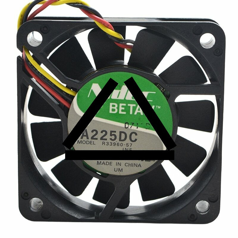 Nidec TA225DC R33960-57 DC 12V 0.13Amp 6015 Axial Double Ball Bearing Cooling Fan