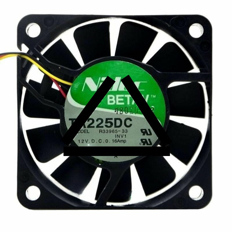 Nidec TA225DC R33965-33 DC 12V 0.16Amp 2 Wires / 3 Wires Axial Cooling Fan
