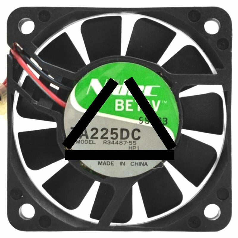 Nidec TA225DC R34487-55 DC 5V 0.31Amp 2 Wires Axial Cooling Fan