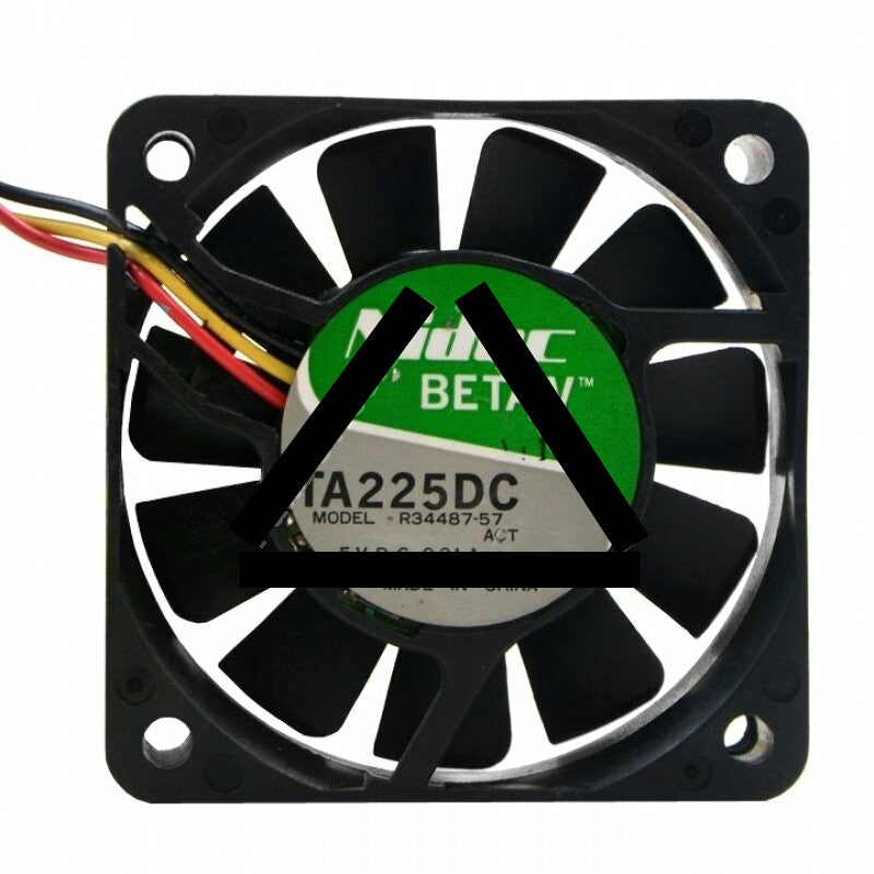 Nidec TA225DC R34487-57 DC 5V 0.31A 2 Wires / 3 Wires Axial Cooling Fan