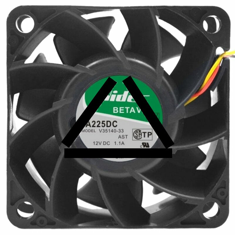 Nidec TA225DC V35140-33 DC 12V 1.1A 2 / 3 / 4 Wires 6038 Axial Fan