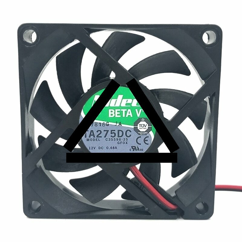 Nidec TA275DC C35598-35 DC 12V 0.48A 2 Wires / 3 Wires / 4 Wires Axial Cooling Fan