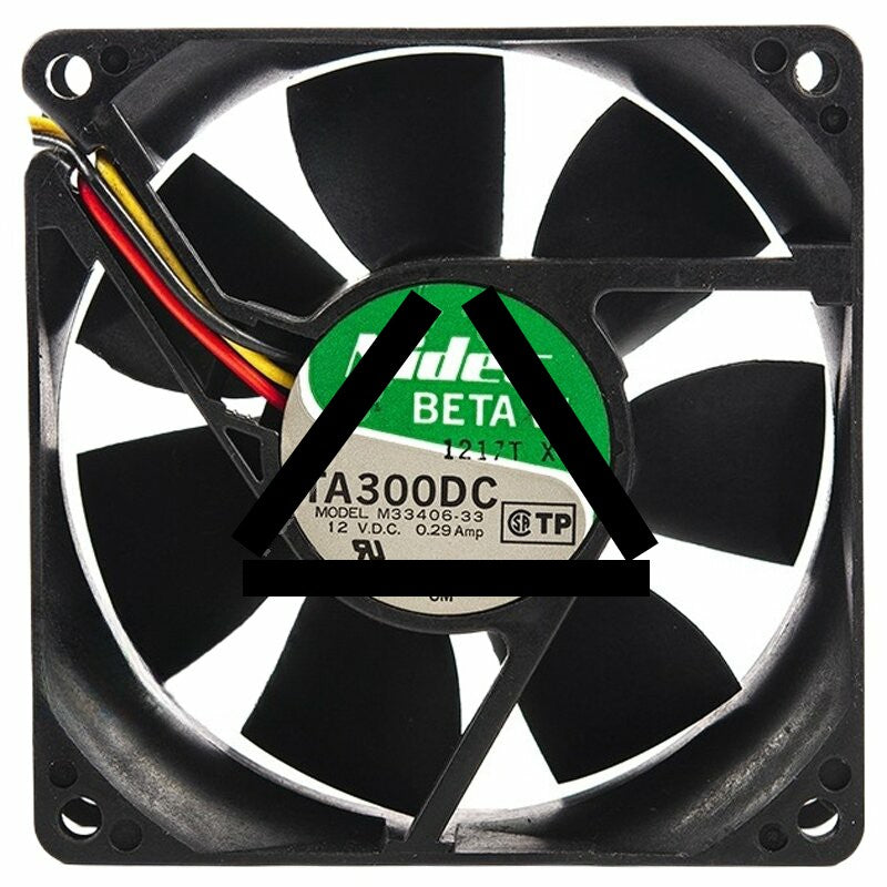 Nidec TA300DC M33406-33 DC 12V 0.29Amp 2 / 3 Wires 8025 Axial Fan
