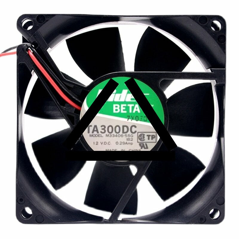 Nidec TA300DC M33406-55 DC 12V 0.29Amp 8025 Axial Cooling Fan