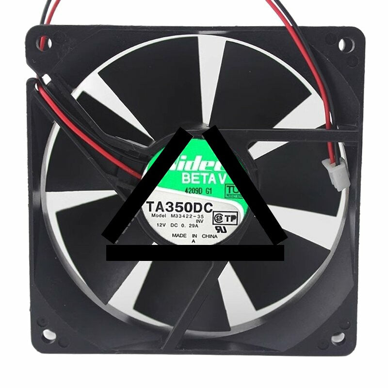 Nidec TA350DC M33422-35 DC 12V 0.29A 9025 Axial Ball Bearing Cooling Fan