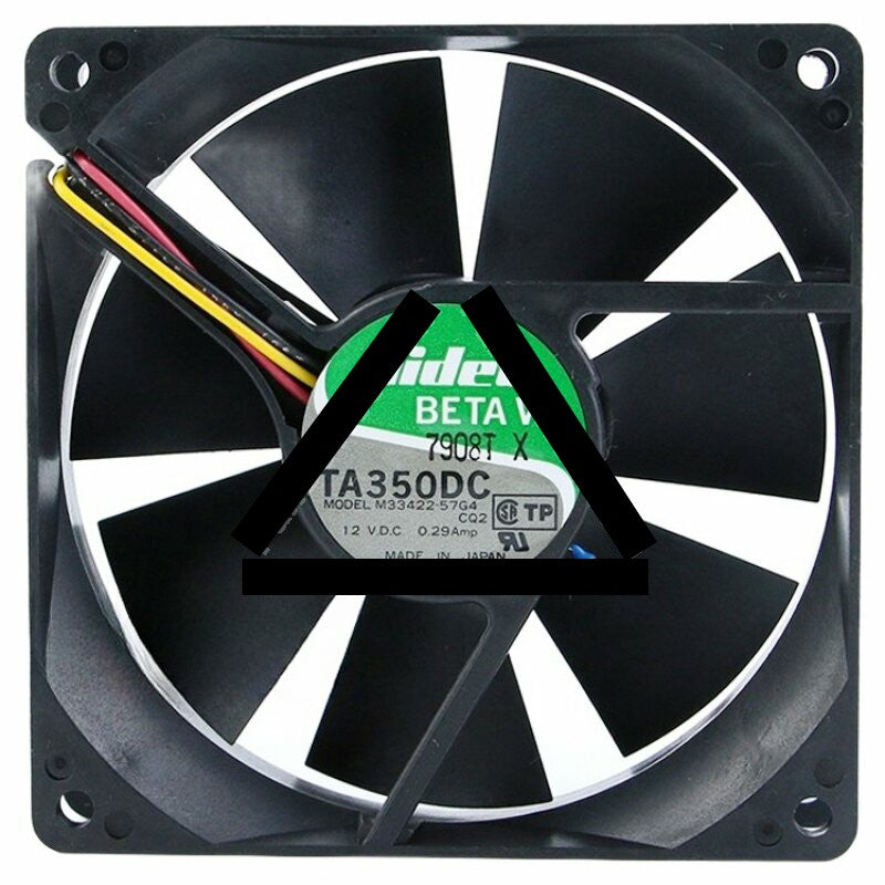 Nidec TA350DC M33422-57G4 327276-004 DC 12V 0.29Amp 9025 Axial Fan