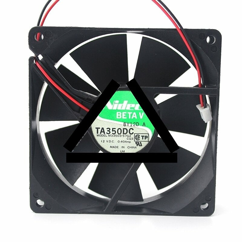 Nidec TA350DC M33503-57G2 DC 12V 0.40A 2 Wires / 3 Wires Axial Cooling Fan