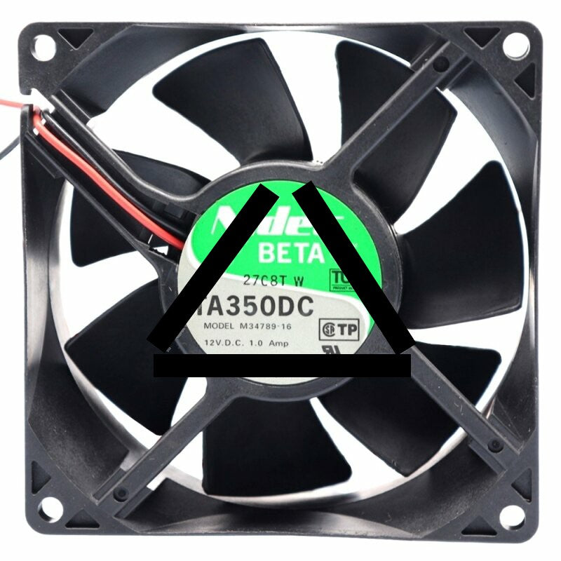 Nidec TA350DC M34789-16 DC 12V 1.0Amp 2 Wires Axial Cooling Fan