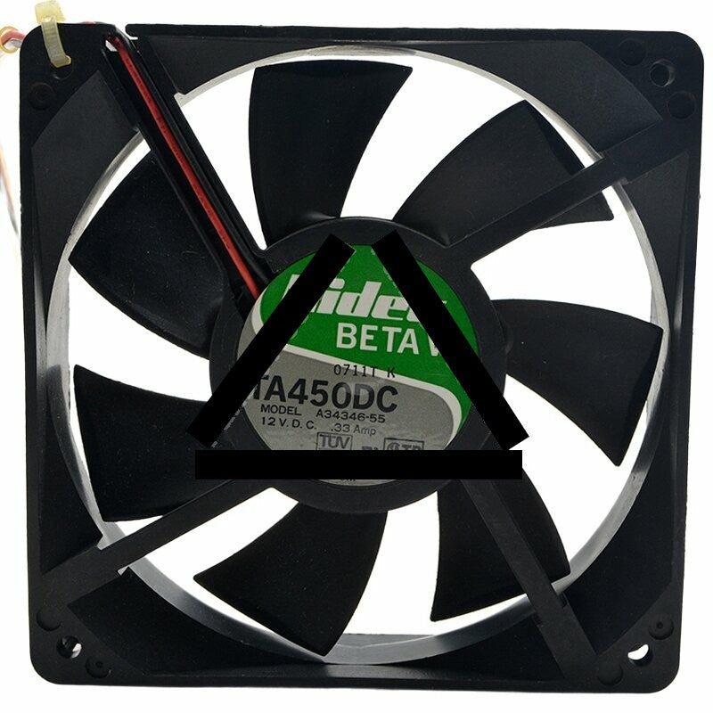 Nidec TA450DC A34346-55 DC 12V 0.33Amp 12025 Axial Cooling Fan