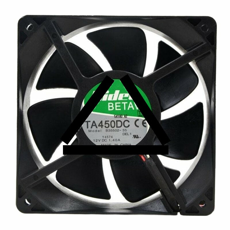 Nidec TA450DC B35502-35 DC 12V 1.40A 2 Wires / 3 Wires / 4 Wires Axial Cooling Fan