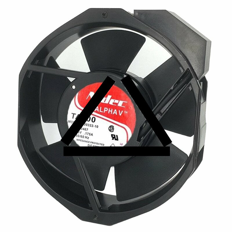 Nidec TA600 A30322-10 AC 230V 0.175A Impedance Protected Axial Fan