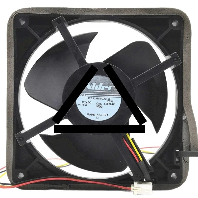Nidec U12E12MS1CA3-52Z831 12V 0.15A 3 Wires Axial Cooling Fan