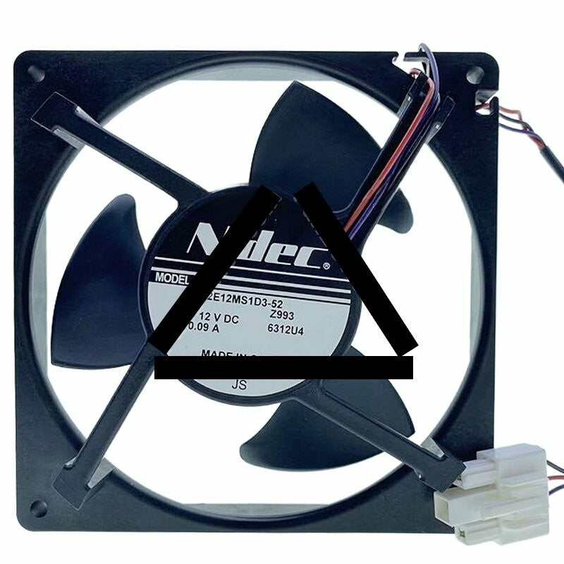Nidec U12E12MS1D3-52 DC 12V 0.09A Axial Cooling Fan